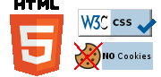 HTML5, CSS3 with NO COOKIES