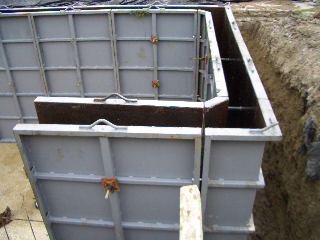Shuttering: Right Hand Section