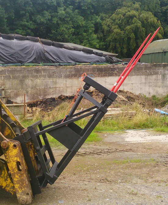 Round Bale Fork Extension Complete